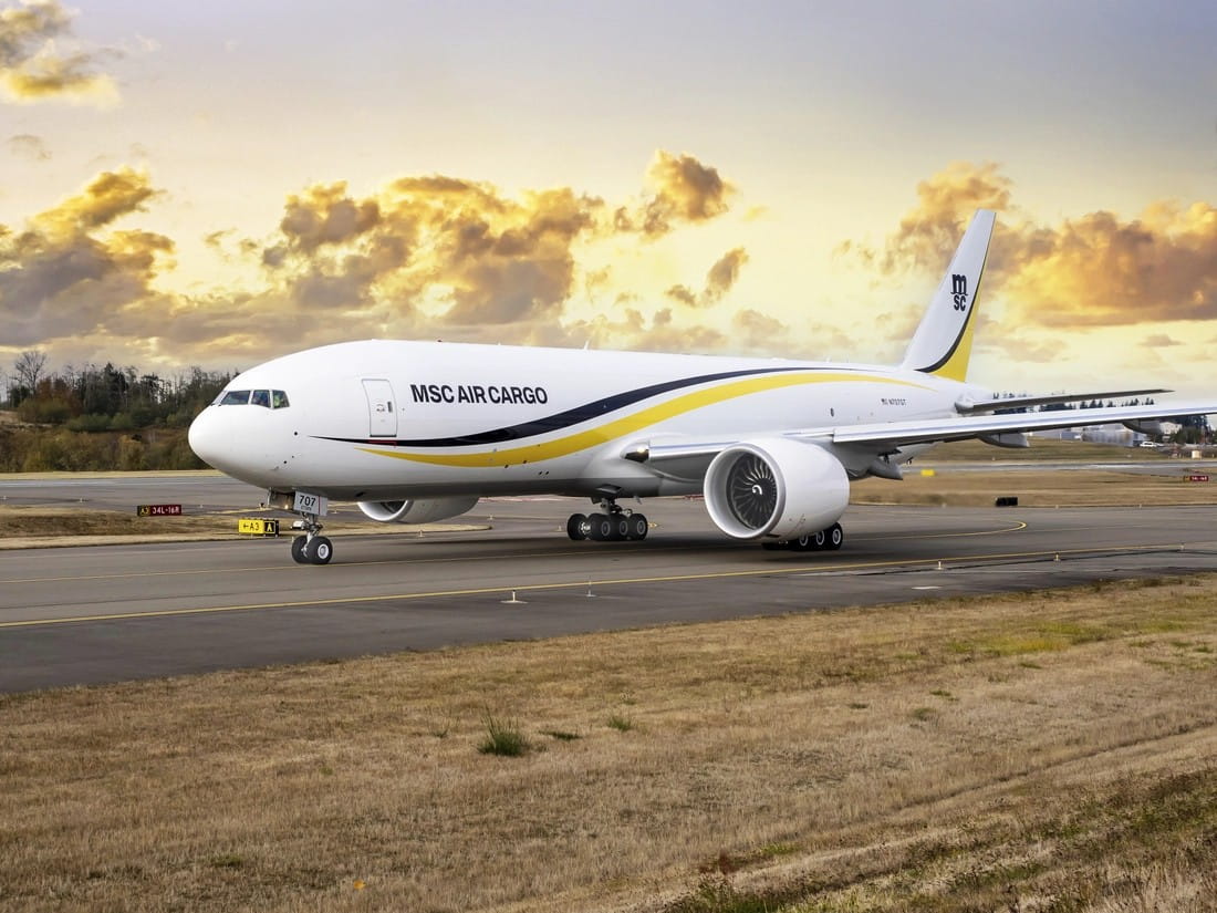 MSC Air Cargo-branded Boeing 777-200F