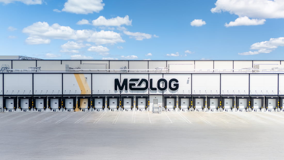 MEDLOG’s new cold chain facility in Savannah, Georgia.